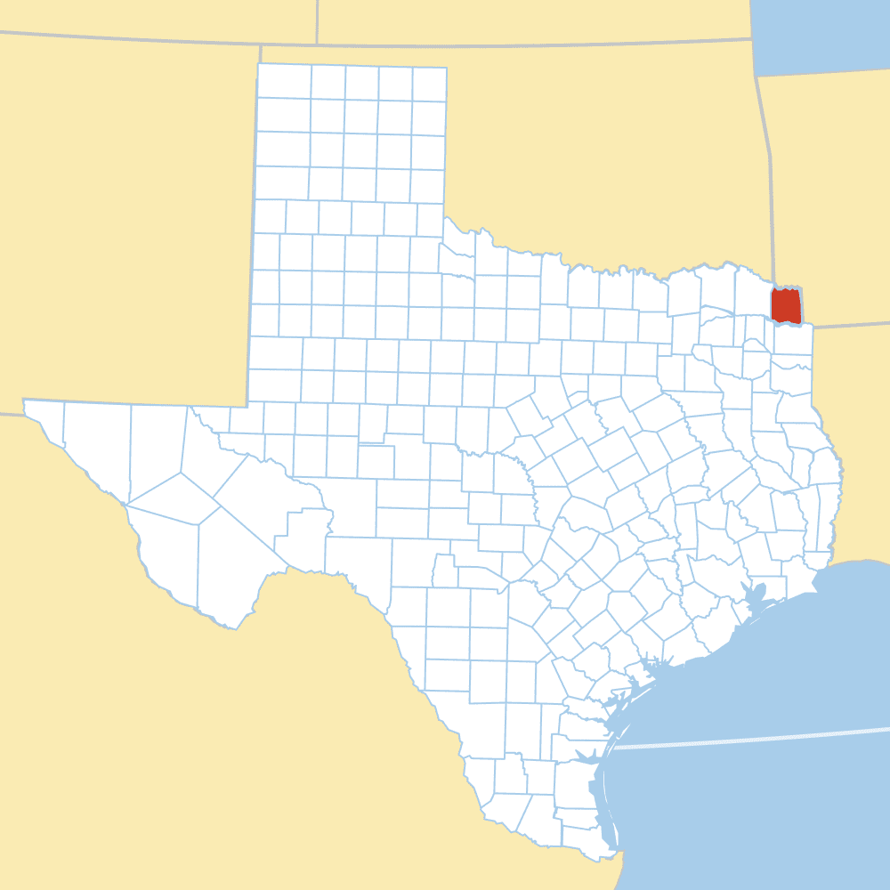 bowie county map