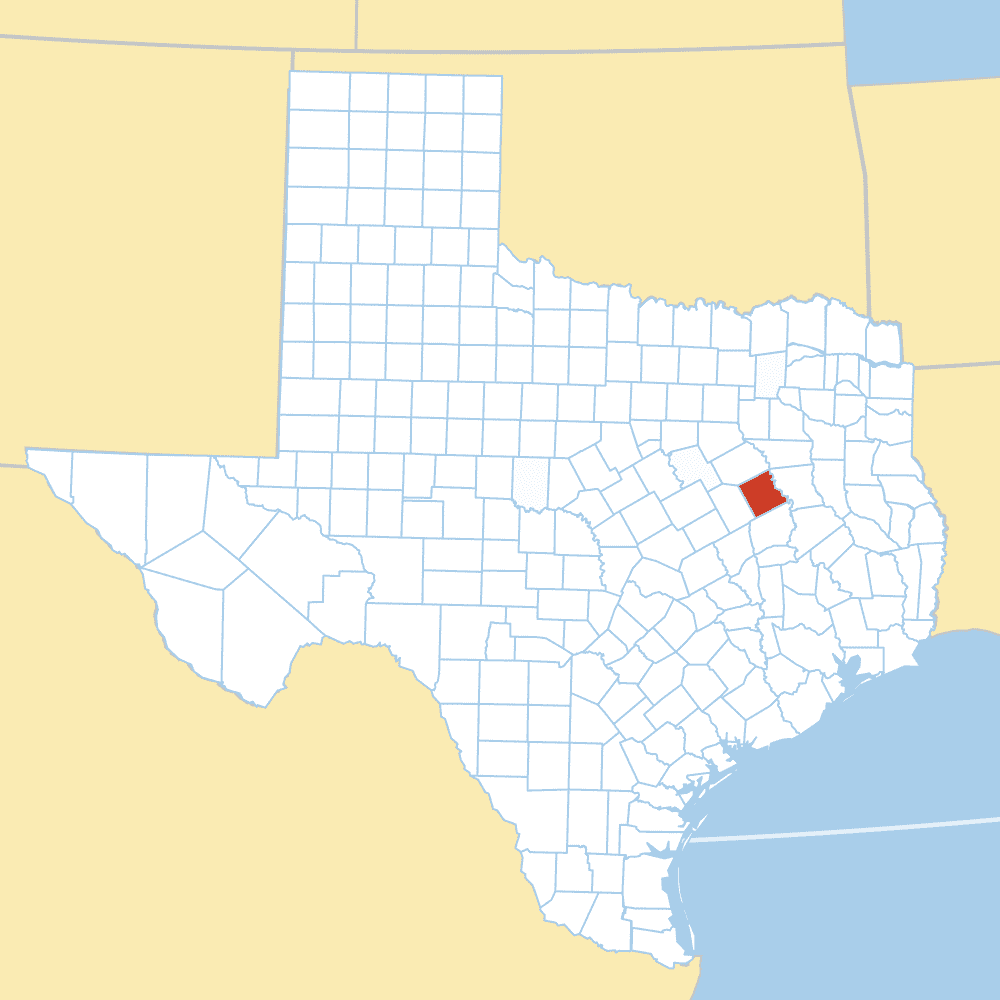freestone county map
